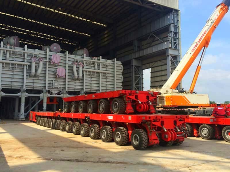 Província de Tocantins SPMT Transporte de veículos modulares para bicicletas - Instalação de pontes Serviços de instalação e construção de pontes