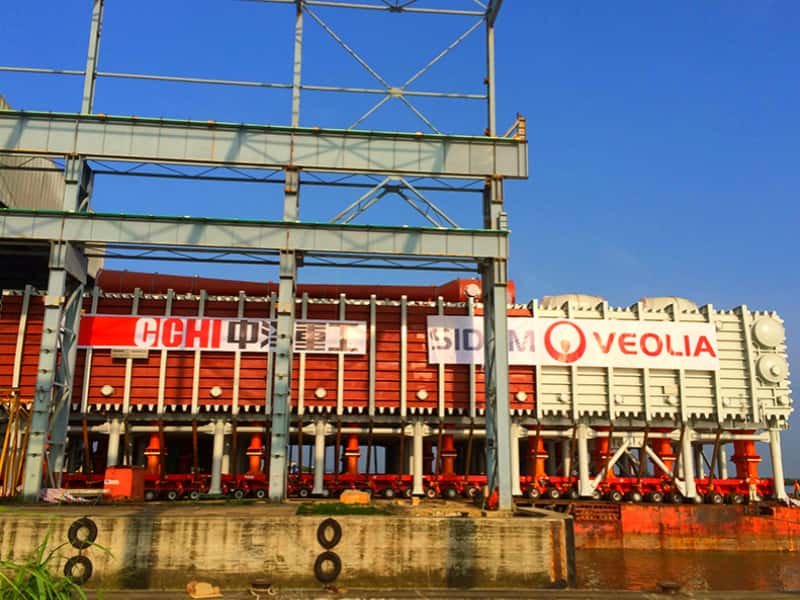 Província de São Paulo SPMT Bicicleta Veículo Modular Transporte-Instalação de Pontes Instalação de Pontes Serviços de Construção