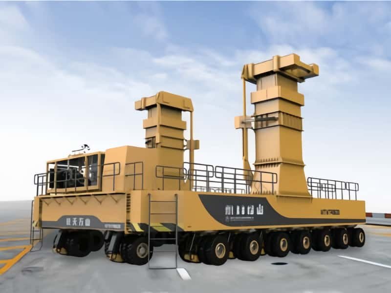 Empresa de vendas de aluguel de eixo 700 na província da Paraíba China Yanglun-Bahia City SPMT Transporte de veículo modular de bicicleta