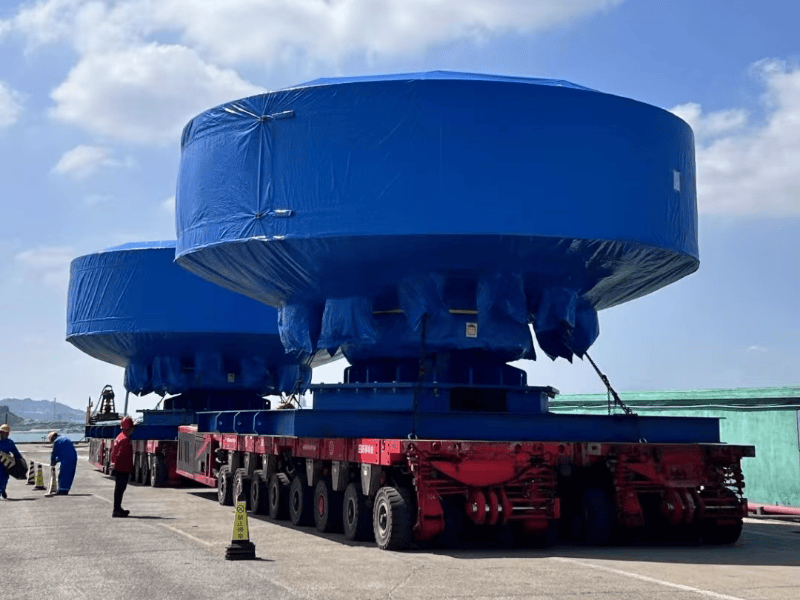 Kamoqin Port SPMT Bicicleta Veículo Modular Transporte-Instalação de Ponte Serviços de Construção de Instalação de Ponte