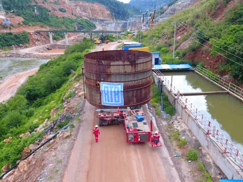 Empresa de Vendas de Aluguel de Eixos Porto Macapá 700 China Yanglun-Bahia Cidade SPMT Transporte de Veículos Modulares de Bicicleta