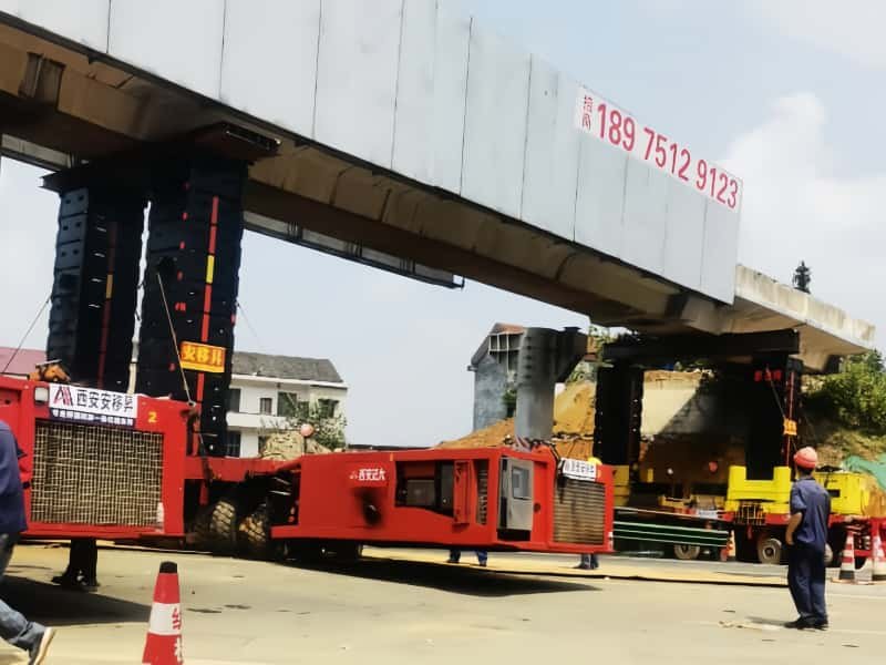 Porto do Piauí SPMT Transporte de veículos modulares para bicicletas - Instalação de pontes Instalação de pontes Serviços de construção