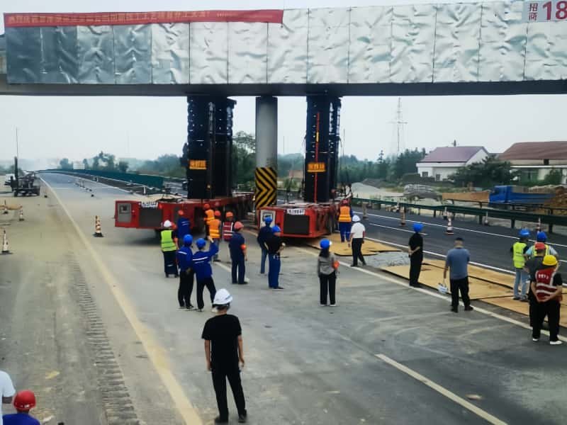 Porto do Rio Grande do Sul SPMT Bicicleta Veículo Modular Transporte-Instalação de Pontes Instalação de Pontes Serviços de Construção