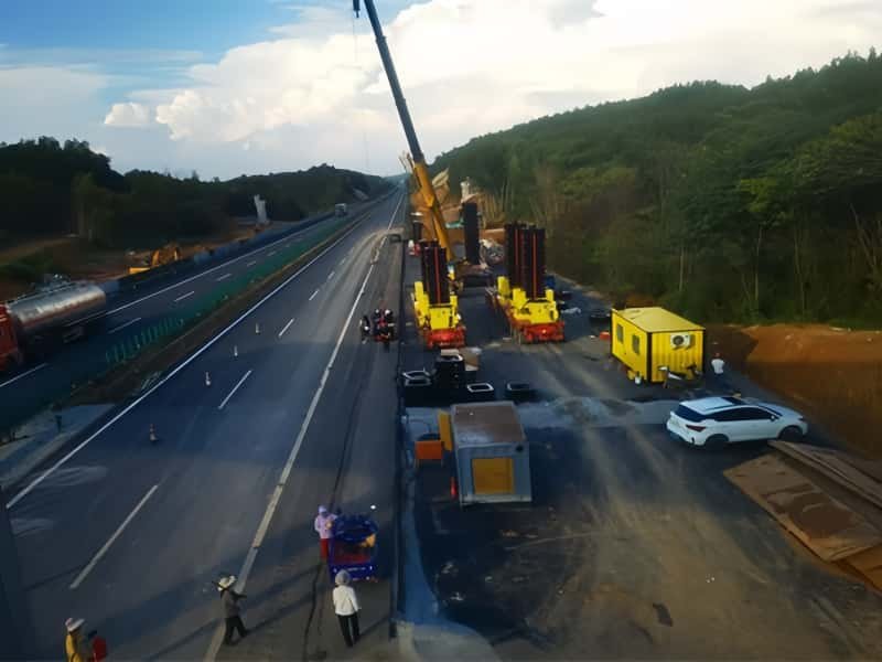 Porto do Recife SPMT Bicicleta Veículo Modular Transporte-Instalação de Pontes Instalação de Pontes Serviços de Construção