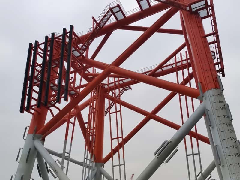 Porto de Florianópolis SPMT Módulo Bicicleta Transporte-Instalação de Pontes Instalação de Pontes Serviços de Construção
